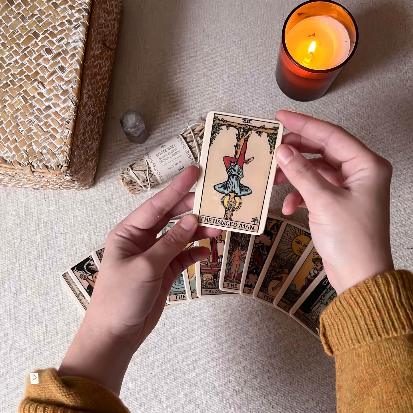 SET DE CARTAS DE TAROT COMPLETO ARCANOS MAYORES DE CERÁMICA